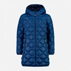 Акція на Дитяче зимове пальто для дівчинки CMP Kid G Coat Fix Hood 32Z1145-M928 128 см Синє від Rozetka