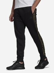 Акция на Спортивні штани чоловічі Adidas 3 Stripe Camo Pant Black HE1871 S Черные (4065423417732 ) от Rozetka