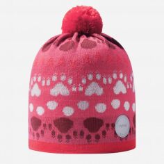 Акція на Дитяча зимова шапка-біні з помпоном для дівчинки Reima Tipla 528716-3531 48/50 від Rozetka