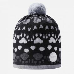 Акция на Дитяча зимова шапка-біні з помпоном для хлопчика Reima Tipla 528716-9991 48/50 от Rozetka