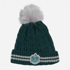 Акція на Дитяча демісезонна шапка-біні з помпоном Disney Harry potter HP 52 39 468 54 см Зелена від Rozetka