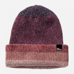 Акция на Дитяча зимова шапка-біні для дівчинки Jack Wolfskin Spirit Knit Beanie Y 1911071_2501 One Size 54 Червоно-малинова от Rozetka