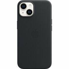 Акція на Чехол Apple для iPhone 14 Leather Case with MagSafe - Midnight (MPP43ZE/A) від MOYO