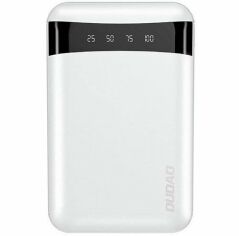 Акція на Портативное зарядное устройство Power Bank Dudao 10000mAh Portable mini White від MOYO
