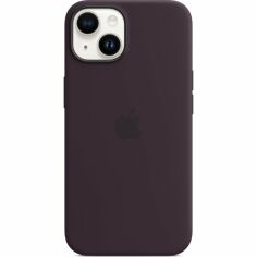 Акция на Чехол Apple для iPhone 14 Silicone Case with MagSafe - Elderberry (MPT03ZE/A) от MOYO