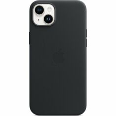 Акція на Чехол Apple для iPhone 14 Plus Leather Case with MagSafe - Midnight (MPP93ZE/A) від MOYO