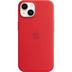 Акция на Чехол Apple для iPhone 14 Silicone Case with MagSafe - (PRODUCT)RED (MPRW3ZE/A) от MOYO
