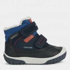 Акция на Дитячі демисезонні черевики для хлопчика Geox XK7541-4 26 Сині от Rozetka
