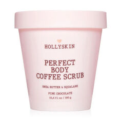 Акция на Скраб для тіла Hollyskin Perfect Body Coffee Scrub Pink Chocolate, 300 г от Eva
