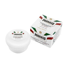 Акция на Мило для гоління Proraso White Shaving Jar Sensitive Green Tea, 150 мл от Eva