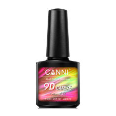 Акція на Гель-лак Canni Gel Color System 9D Cat Eye Soak-off UV&LED 02, 7.3 мл від Eva