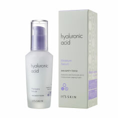 Акція на Зволожувальна сироватка для обличчя It's Skin Hyaluronic Acid Moisture Serum з гіалуроновою кислотою, 40 мл від Eva