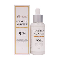 Акція на Омолоджувальна сироватка для обличчя Esthetic House Formula Ampoule Gold Snail 90%, 80 мл від Eva