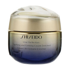 Акція на Підтягувальний та зміцнювальний крем для обличчя Shiseido Vital Perfection Uplifting And Firming Cream Enriched, 50 мл від Eva