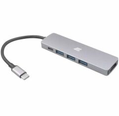 Акция на USB хаб 2Е USB-C Slim Alluminum Multi-Port 5in1 (2EW-2731) от MOYO