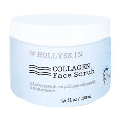 Акція на Скраб для обличчя Hollyskin Collagen Face Scrub з колагеном, 100 мл від Eva