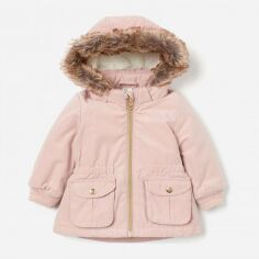 Акція на Дитяча зимова куртка для дівчинки H&M 1204-8820452 80 см Блідо-рожева від Rozetka