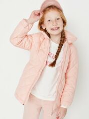 Акция на Дитяча демісезонна куртка для дівчинки Trendyol TKDAW23MO00038 116-122 см Троянда от Rozetka