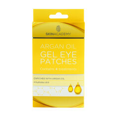 Акция на Патчі для шкіри навколо очей Skin Academy Argan Oil Gel Eye Patches з аргановою олією, 8 шт от Eva