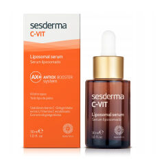 Акція на Ліпосомальна сироватка для обличчя Sesderma С-Vit Liposomal Serum для всіх типів шкіри, 30 мл від Eva