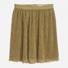 Акція на Спідниця міні літня жіноча H&M XAZ217206IEIS 42 Болотна зі сріблястим від Rozetka
