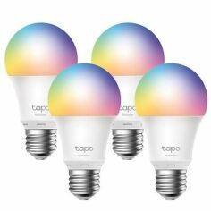 Акція на Умная многоцветная Wi-Fi лампа TP-LINK Tapo L530E 4 шт N300 (TAPO-L530E-4-PACK) від MOYO