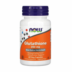 Акція на Дієтична добавка в капсулах NOW Foods L-Glutathione 250 мг, 60 шт від Eva