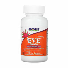 Акция на Дієтична добавка мультивітаміни в капсулах NOW Foods Eve для жінок, 120 шт от Eva