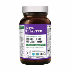 Акція на Дієтична добавка мультивітаміни в таблетках New Chapter Every Woman's One Daily Whole-Food Multivitamin для жінок, 48 шт від Eva