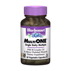 Акція на Мультивiтамiни Bluebonnet Nutrition MultiONE з залiзом, 30 гелевих капсул від Eva
