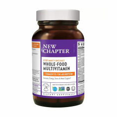 Акция на Дієтична добавка мультивітаміни в таблетках New Chapter Every Man's Whole-Food Multivitamin для чоловіків, 24 шт от Eva