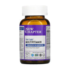 Акція на Дієтична добавка у міні-таблетках New Chapter Multivitamin Tiny Tabs Мультивітаміни, 192 шт від Eva