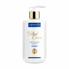 Акція на Рідке мило для рук Ti Amo Crema Professional Line Liquid Cream Soap Cosmetic Collagen, 400 мл від Eva
