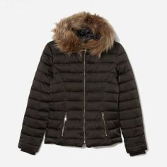 Акція на Куртка зимова коротка жіноча H&M 0642675003 40 Чорна від Rozetka