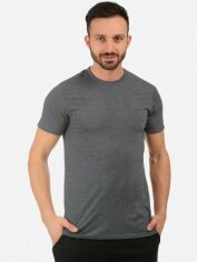 Акція на Футболка довга чоловіча Gildan Softstyle gi64000dh L Темний меланж від Rozetka
