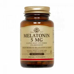 Акция на Дієтична добавка в таблетках Solgar Melatonin Мелатонін, 5 мг, 60 шт от Eva