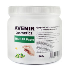 Акция на Цукрова паста для депіляції Avenir Cosmetics Shugar Paste з екстрактом ромашки, 1.2 кг от Eva