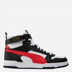 Акція на Чоловічі черевики Puma RBD Game 38583905 40.5 (7) 26 см White-High Risk Red-Black-Team Gold від Rozetka