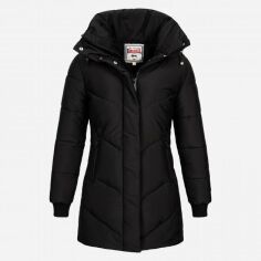 Акция на Куртка зимова жіноча Lonsdale 117191-1000 S Black от Rozetka