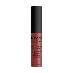 Акція на Рідка матова помада для губ NYX Professional Makeup Soft Matte Lip Cream 32 Rome, 8 мл від Eva
