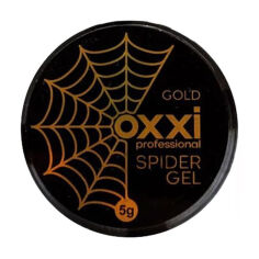 Акция на Гель-павутинка для манікюру Oxxi Professional Spider Gel Gold, 5 г от Eva
