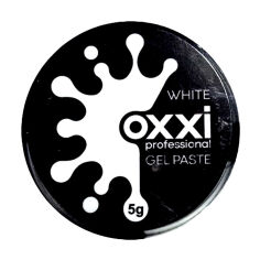 Акція на Гель-паста для манікюру Oxxi Professional Gel Paste White, 5 г від Eva