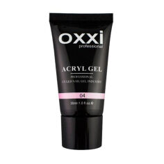 Акция на Акрил-гель для нігтів Oxxi Professional Acryl Gel 4 Теплий рожевий, 30 мл от Eva