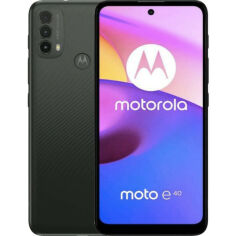 Акція на Смартфон Motorola E40 4/64Gb Carbon Gray від Comfy UA