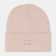 Акція на Шапка жіноча Levi's Slouchy Beanie - Tonal Batwing 232426-11-82 One Size Regular Pink від Rozetka