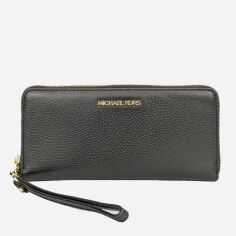 Акція на Гаманець шкіряний Michael Kors 35T7GTVE7L Чорний від Rozetka