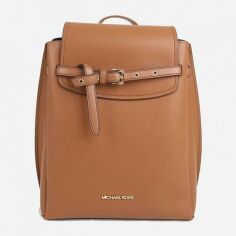 Акція на Рюкзак жіночий шкіряний Michael Kors 35F1GU5B2T Коричневий від Rozetka