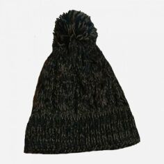 Акция на Дитяча зимова шапка-біні в'язана з помпоном для дівчинки C&A CD11329 58-62 см Сіра от Rozetka