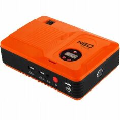 Акція на Пусковое устройство Neo Tools Jump Starter Power Bank, для автомобилей, 14000мАч, 2хUSB 5В, 12В, пуск 400A, компрессор 3.5 бар, фонарик LED від MOYO