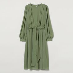 Акция на Сукня H&M XAZ309770QQMW S Блідно-зелена от Rozetka